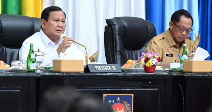 Presiden RI, Prabowo Subianto, tangkapan layar dari laman web presidenri