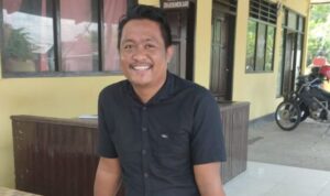 Ketua Panitia turnamen sepak bola Bongo Tua Cup, Rilan Khali. Foto : Istimewa