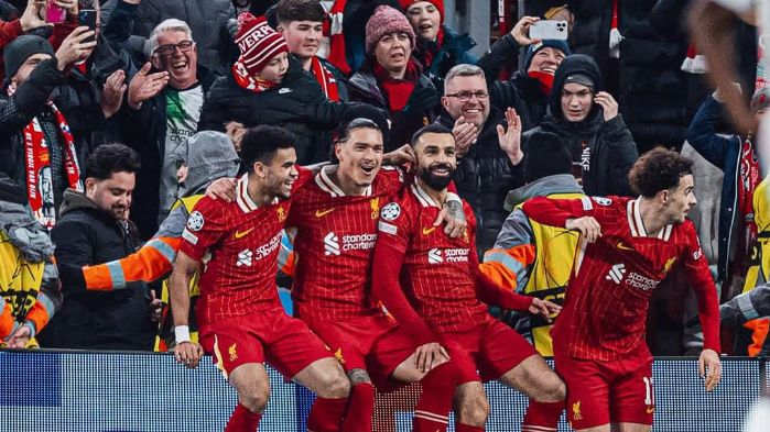 seleberasi kemenangan liverpool. Foto: Dokumen akun intgram @liverpoolfc