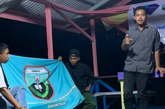 Ketua Persatuan Pelajar Mahasiswa Popayato Barat-Gorontalo (PPMPB-G), Syahril Razak. Foto: Aril/Simpul