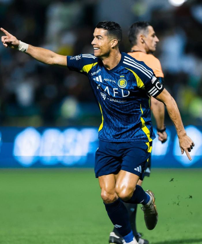 Pemain club sepak bola Al Nassr, Cristiano Ronaldo. Foto: Dokumen Akun resmi instagram @Alnassr