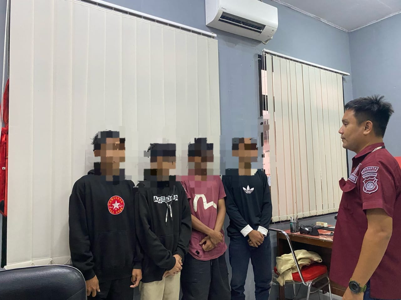 4 pelaku asusila terhadap anak. Foto: Dok. Istimewa