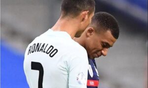 Cristiano Ronaldo dan Kylian Mbappe. Foto: Dok. akun instgram Mbappe.