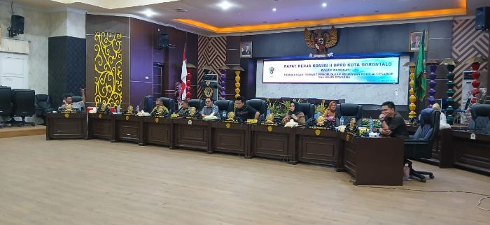 Rapat kerja komisi II DPRD Kota Gorontalo bersama RSUD Aloei Saboe dan Otanaha. Foto: Arlan/Simpul