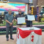 Rapat paripurna pengumuman hasil penetapan walikota terpilih periode 2025-2030. Foto: Arlan/Simpul