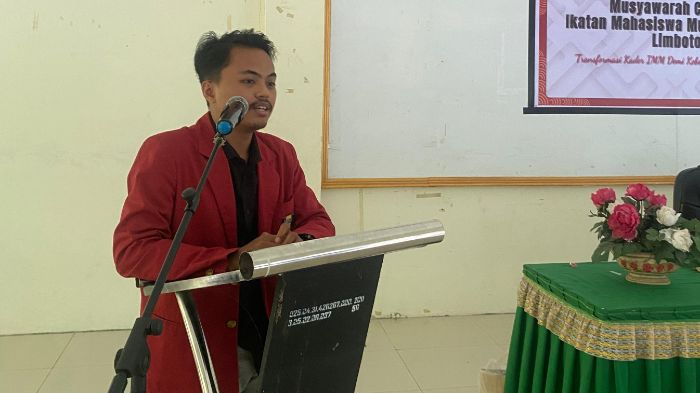 Ketua PC IMM Limboto, Arqam Wantu. Foto : Dok. Istimewa