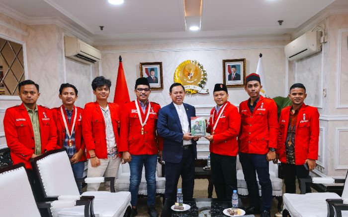 Ketua DPD RI, Sultan B Najamudin, menerima audiensi pengurus GMNI.