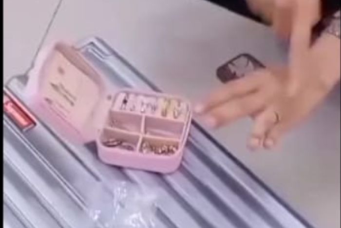 tangkapan layar video yang beredar di media sosial