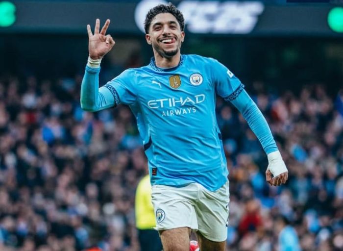 Omar Marmoush. Foto: tangkapan layar akun instagram @manchester city
