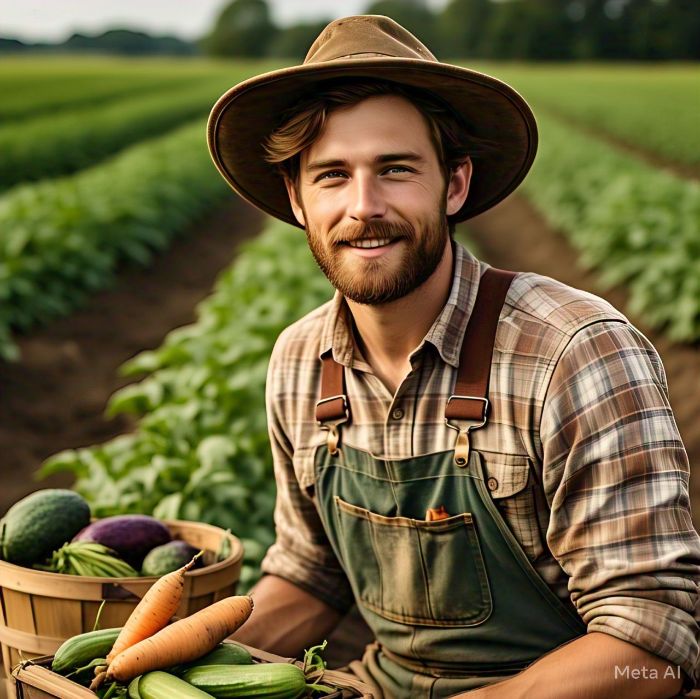 Gambar ilustrasi petani milenial