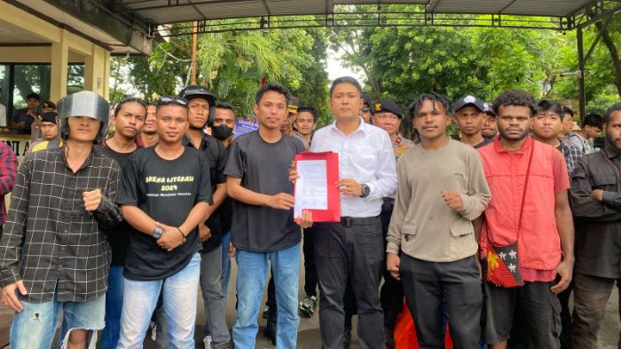 Koalisi mahasiswa dan masyarakat Gorontalo. Foto: Simpulindo