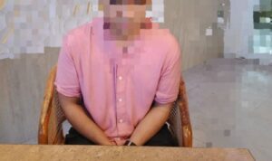 Pelaku pencurian uang WNA. Foto: Humas Polresta Gorontalo Kota