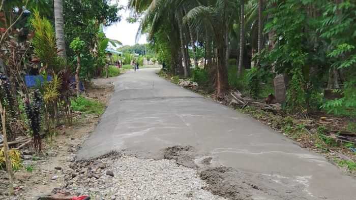 proyek jalan rabat beton desa padengo