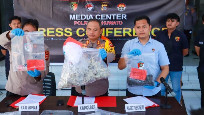 Barang bukti sarang burung walet yang di curi pelaku yang berinisial SK