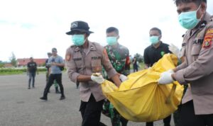 Proses evakuasi korban KKB Papua. Foto: Dok. Istimewa