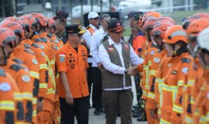 pelepasan 73 personel INASAR untuk membantu penyelamatan Korban Gempa Myanmar. Foto: Dok. Istimewa