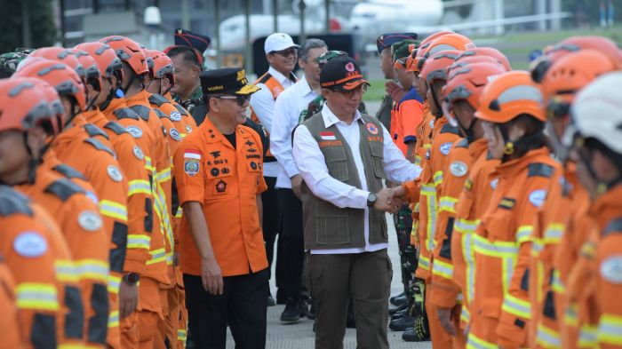 pelepasan 73 personel INASAR untuk membantu penyelamatan Korban Gempa Myanmar. Foto: Dok. Istimewa