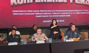 Konferensi pers Bareskrim Polri