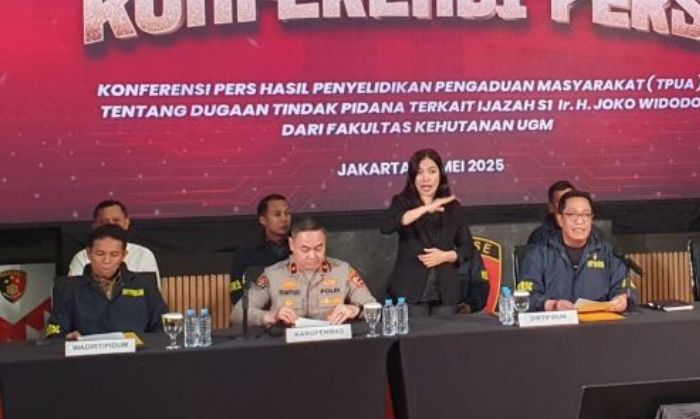 Konferensi pers Bareskrim Polri