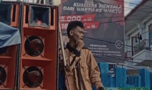 Ketua Persatuan Pelajar Mahasiswa Popayato Barat–Gorontalo, Gusram Rupu. Foto: simpulindo