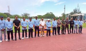 Ketua DPRD Kota Gorontalo saat mengahdiri acara pembukaan O2SN dan FLS3N. Foto: simpulindo