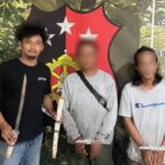Dua orang pelaku penganiayaan warga limba U1. Foto: Humas Polres Gorontalo Kota