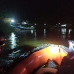Pencarian seorang remaja yang tenggelam di sungai Bolango. Foto: Dok. SAR Gorontalo