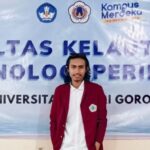 Risman Mahmud, mahasiswa Jurusan Budidaya Perairan Fakultas Kelautan dan Perikanan Universitas Negeri Gorontalo (UNG). Foto: Istimewa