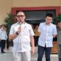 Ketua DPRD saat menerima masa aksi. foto: simpulindo