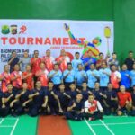 Turnamen Badminton. Foto: Humas Polda Gorontalo