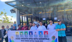 Anggota Dapil III DPRD Kota Gorontalo usai kunjungi Gerai Mie Gacoan. Foto: simpulindo