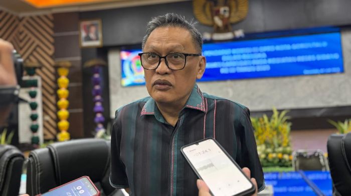 Ketua Komisi III DPRD Kota Gorontalo, Ariston Tilameo. Fot0: Simpulindo