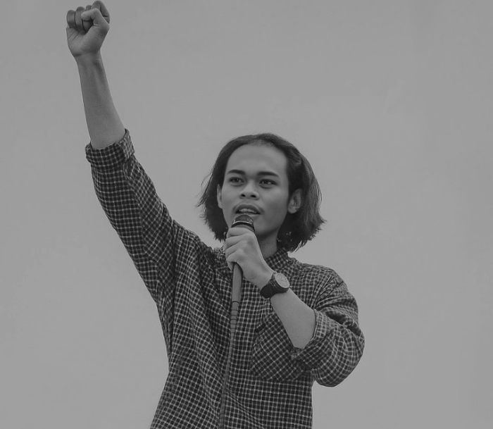 Ketua Persatuan Pelajar Mahasiswa Popayato Barat Gorontalo (PPMPB-G), Gusram Rupu. Foto: istimewa