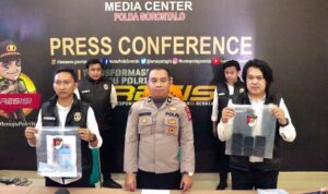 Ditreskrimum Polda Gorontalo ungkap jual beli rumah fiktif. Foto: Humas Polda Gorontalo