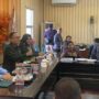 Bupati Gorut, Thariq Modanggu saat memberikan sambutan padan kegiatan konsultasi publik RPJMD. Foto: Adria
