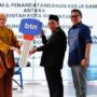 Pemkot Gorontalo saat menerima bantuan 9 truk sampah dari BTN. Foto: Humas Pemkot