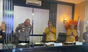 rapat koordinasi kegiatan bakti sosial untuk Mahasiswa Papua dalam rangka memeriahkan HUT ke-80 RI. Foto: simpulindo