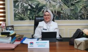 Plt Kepala Dinas PUPR Kota Gorontalo, Meidy Novita Silangen. Foto: Istimewa
