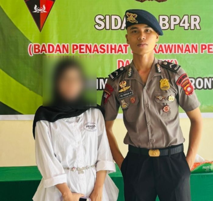Mempelai wanita dan mempelai pria. Foto: Istimewa