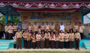 kemah pramuka madrasah se-Gorut. Foto: Adrian