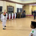 Upacara pengukuhan Paskibraka Kab. Gorontalo Utara. Foto: Adrian