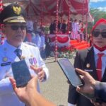 Bupati Kab. Gorut, Thariq Modanggu, dan Wakil Bupati Gorut, Nurjana Hasan Yusuf. Foto: Adrian