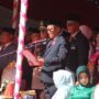 Ketua DPRD Kota Gorontalo, Irwan Hunawa saat membaca teks proklamasi. Foto: Humas Dekot
