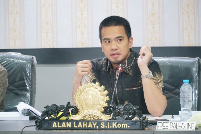 Anggota DPRD Kota Gorontalo, Alan Lahay. Foto: Humas Dekot