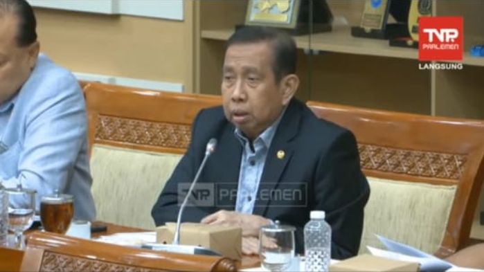 Anggota Komisi III DPR Fraksi PDIP, Irjen (Purn) Safaruddin. Foto: tangkapan layar di video TVParlemen.