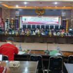 rapat pembahasan tindak lanjut hasil evaluasi Gubernur Gorontalo terhadap ranperda pertanggungjawaban pelaksanaan APBD Kota Gorontalo Tahun 2024.. Foto: Simpulindo