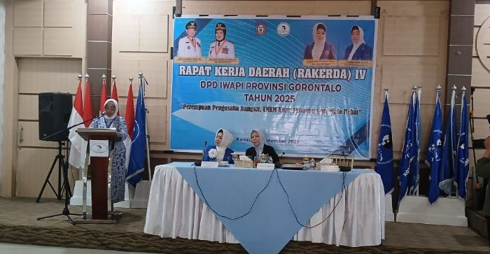 Rapat Kerja Daerah (Rakerda) IV, DPD IWAPI Provinsi Gorontalo. Foto: Arlan