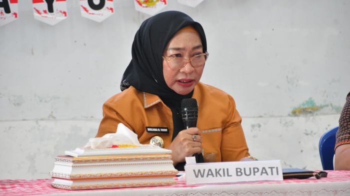 Wakil Bupati Gorontalo Utara, Nurjanah Hasan Yusuf. Foto: Adria