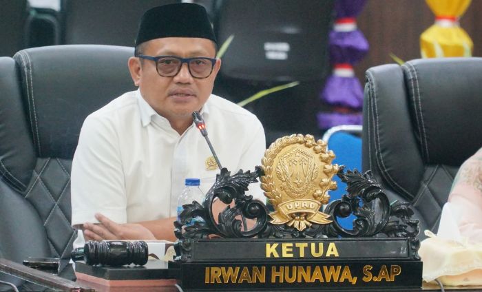 Ketua DPRD Kota Gorontalo, Irwan Hunawa. Foto: Humas Dekot