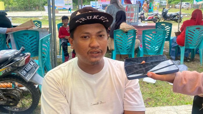 Pelaku UMKM di Gorut, Syaiban Hula. Foto: Adrian